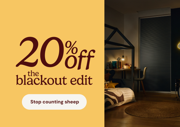 20% off the blackout edit
