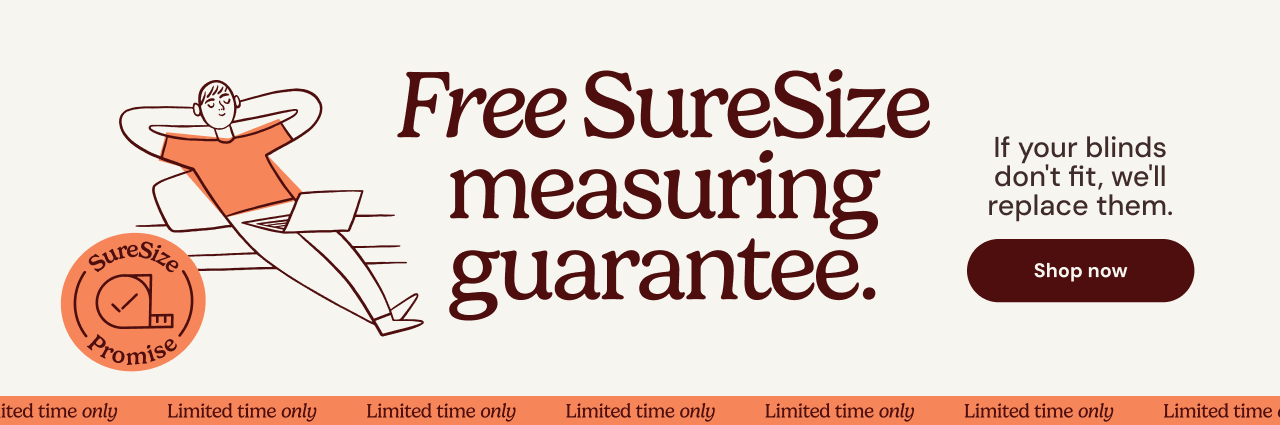 Free SureSize measuring guarantee