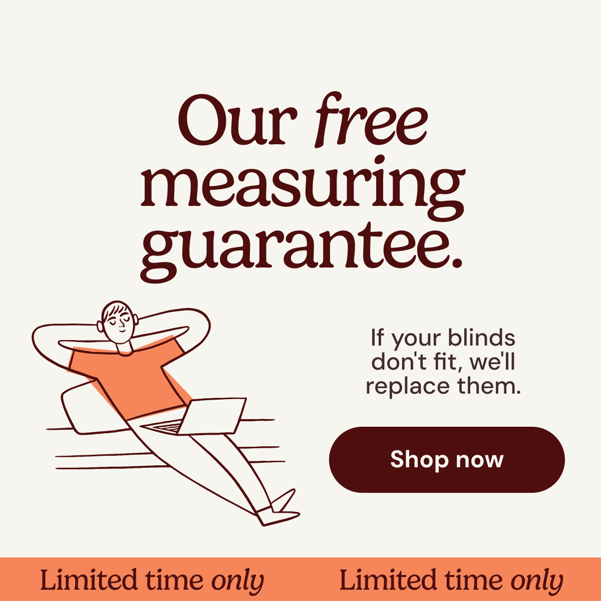 Free SureSize measuring guarantee