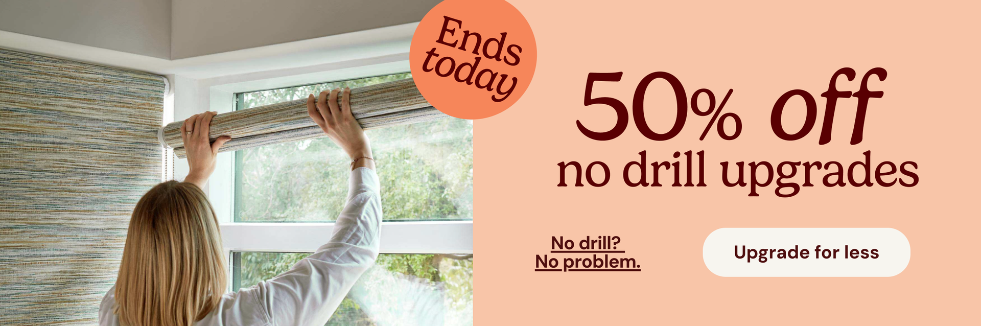 50% off no drill upgrades