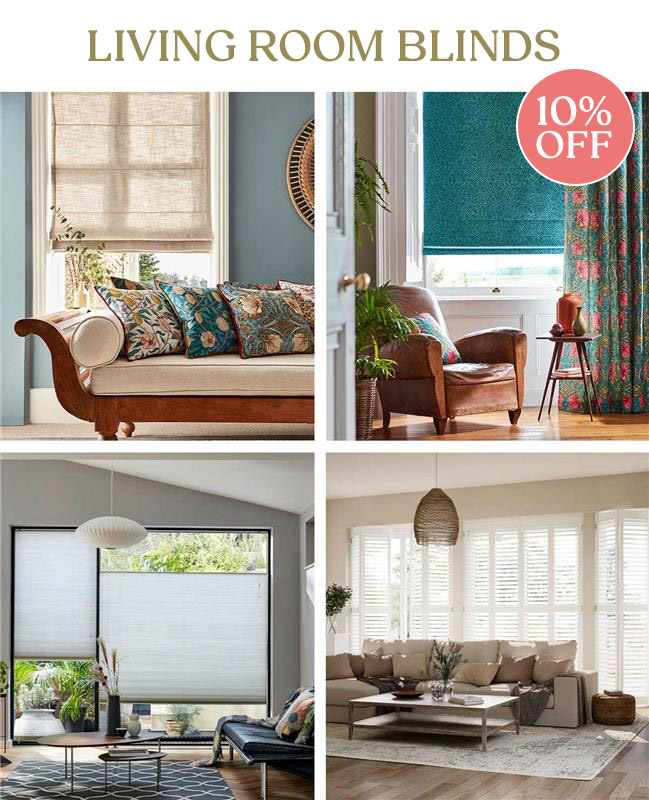 10% Off Living Room Blinds
