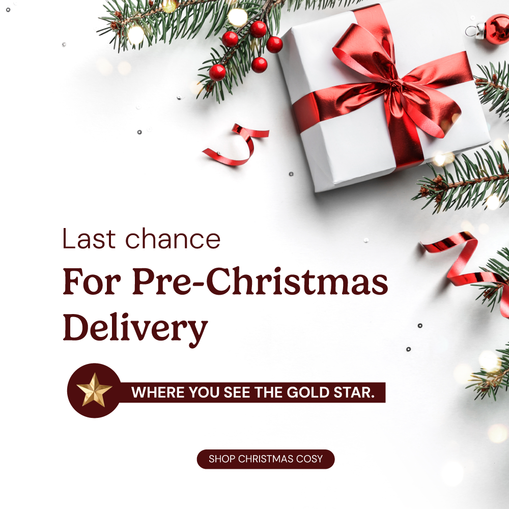 Last chance for pre-Christmas delivery where you see the gold star