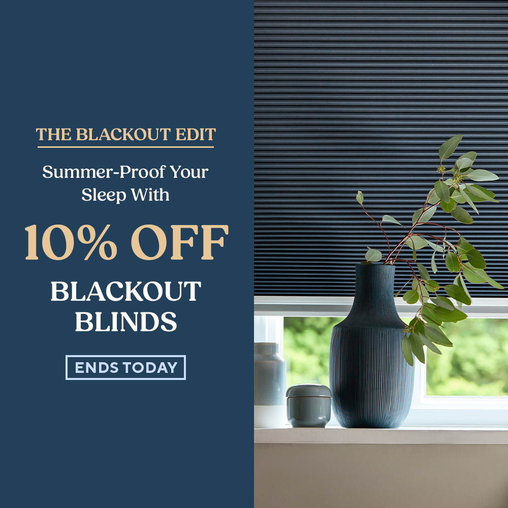 Ends Today: 10% Off Blackout Blinds