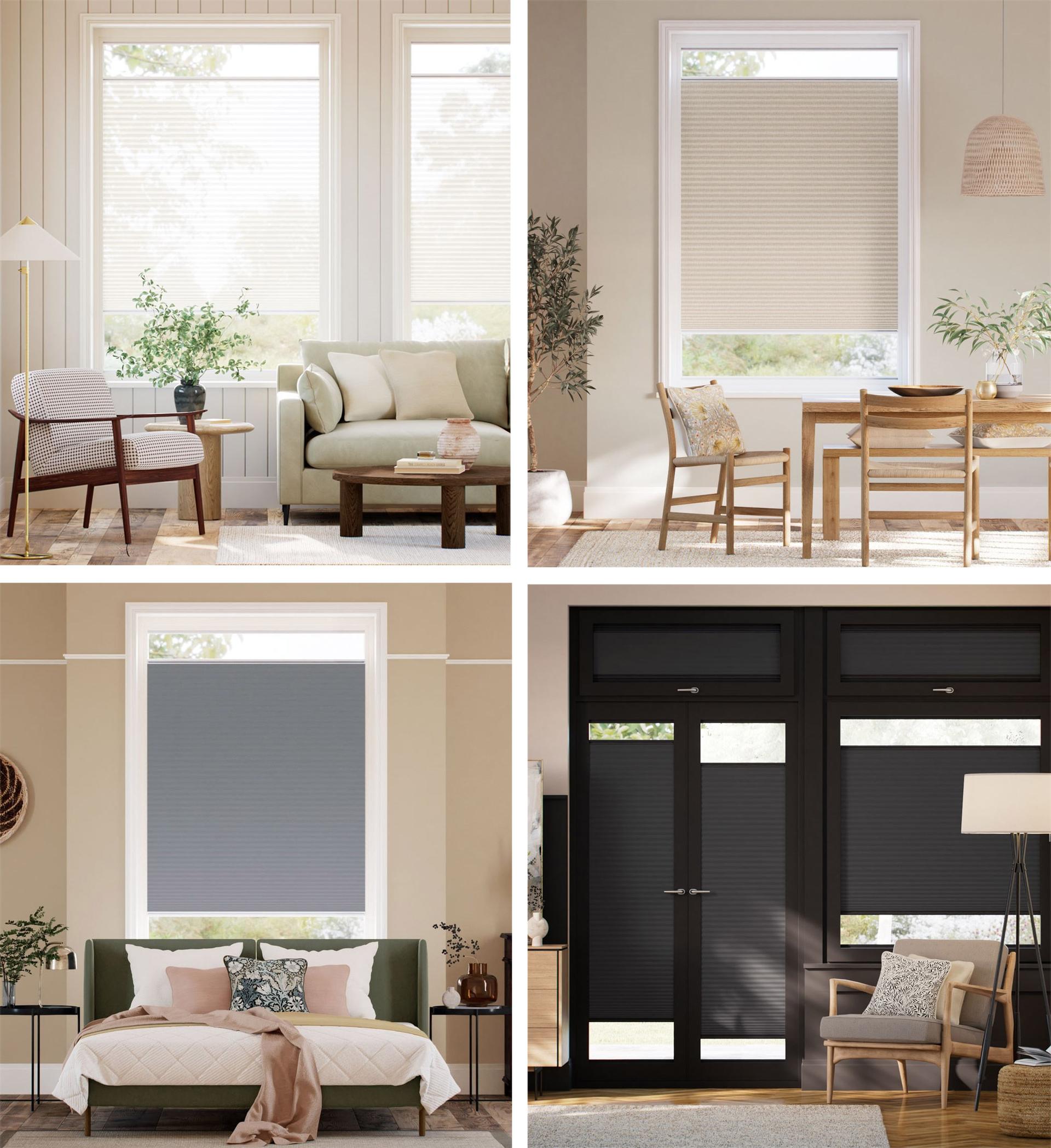 No Drill Stick2Go Thermal Blinds - The Next Generation Of Pleated Blinds