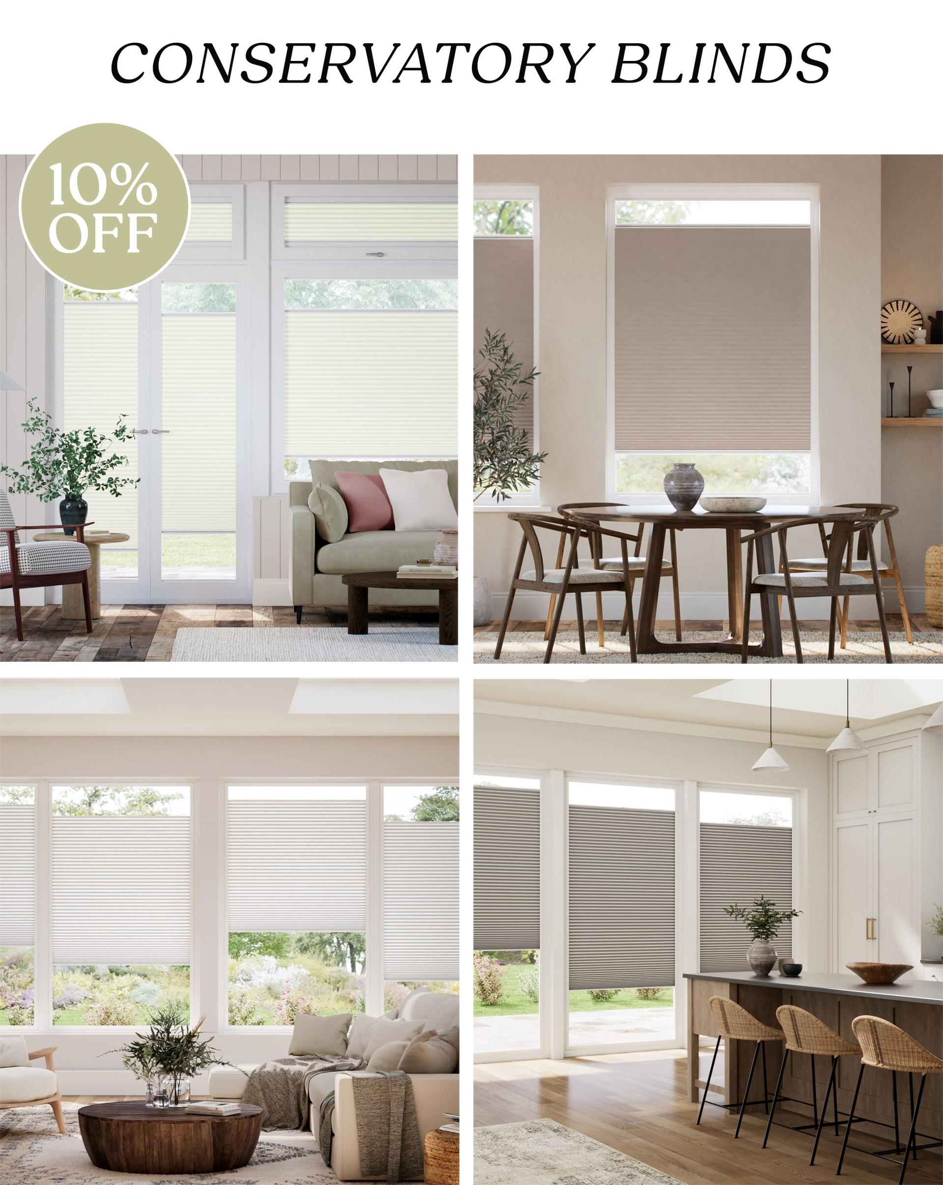 10% Off Conservatory Blinds