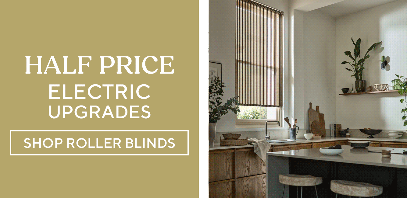 Half Price Electric Upgrades - Shop Roller Blinds