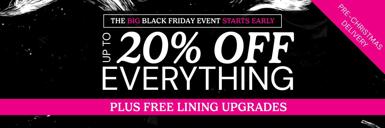 Up to 20% off everything