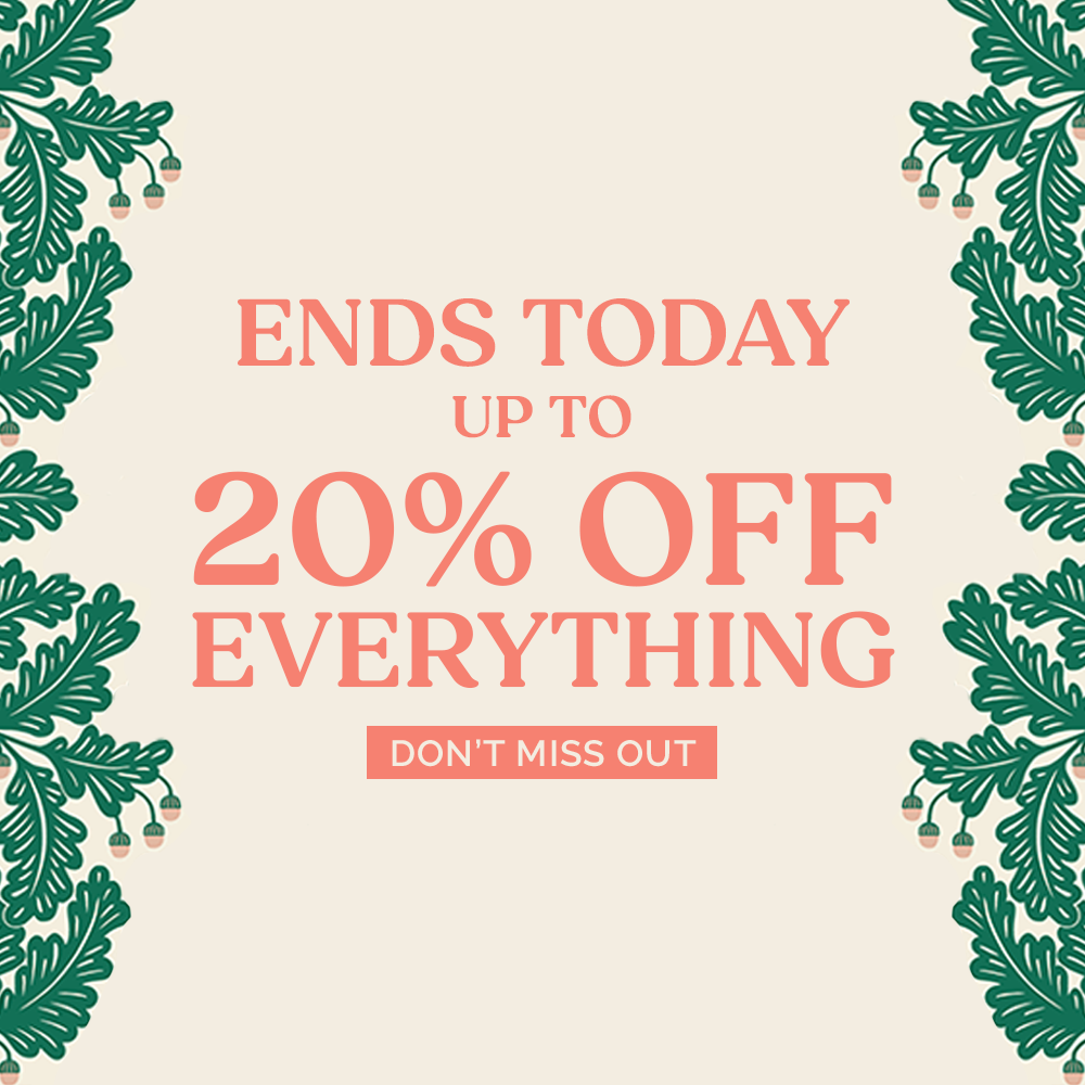 Payday Price Drop: up to 20% OFF Everything Ends Today