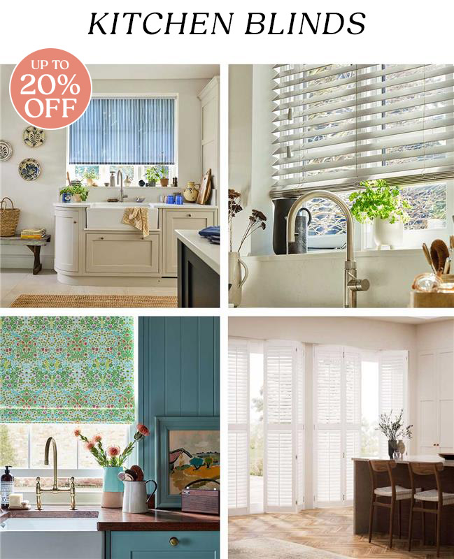 Up to 20% off Kitchen Blinds