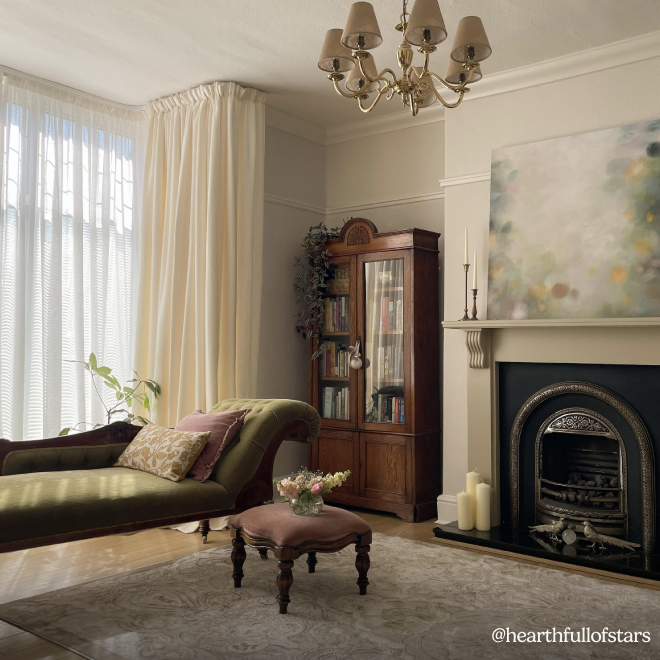 Bijou Linen Alabaster Curtains