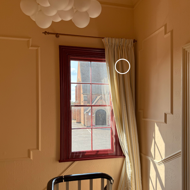 Twill Stripe Daffodil Curtains