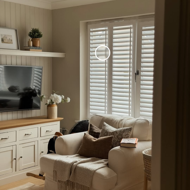 PerfectFIT Pure White Shutter Blind