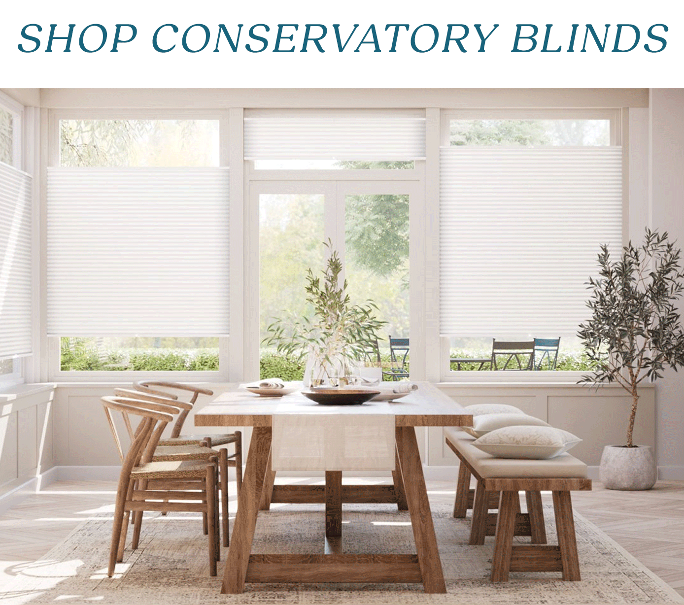 SHOP CONSERVATORY BLINDS