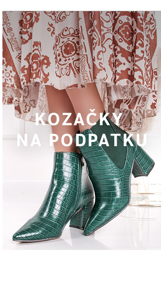 kozačky na podpatku 