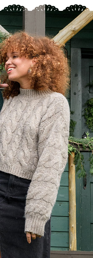 Maeve Cable Knit Sweater