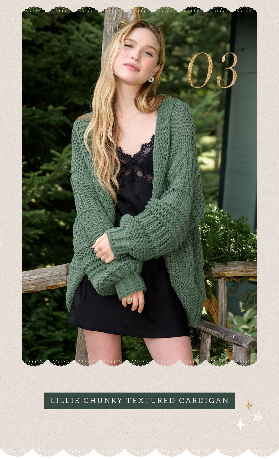 Lillie Chunky Textured Cardigan