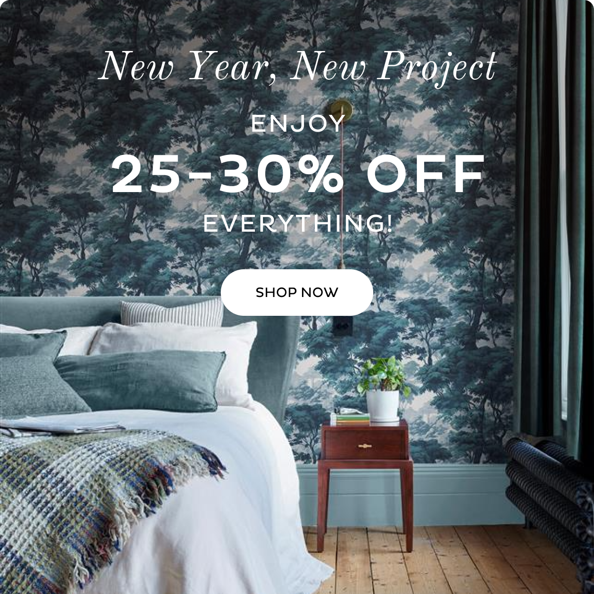 New Year New Project! Enjoy 25-30% Off Everything!