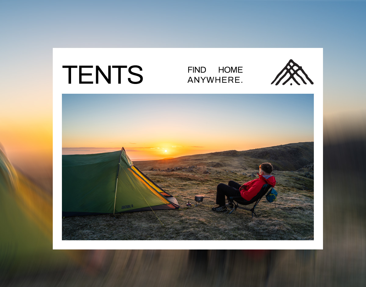 Tents: Find home anywhere.