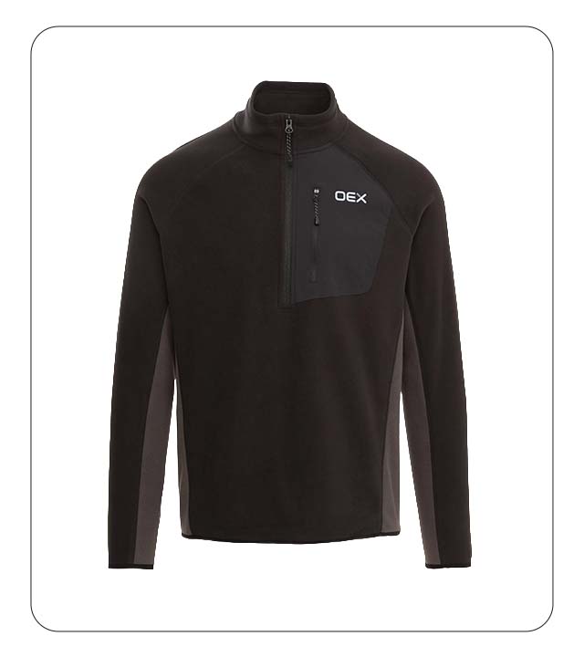 OEX Men’s Braewick Half Zip Fleece