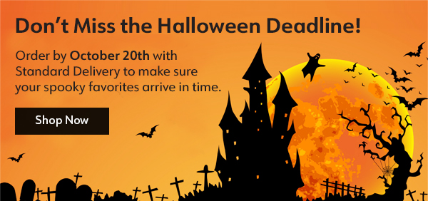 Don't Miss the Halloween Deadline