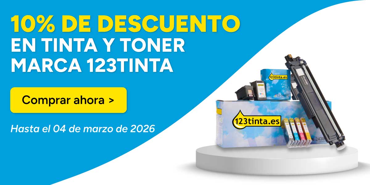 Aprovecha el 10% de descuento en tinta y toner