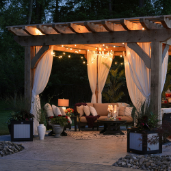 Ideas para iluminar tu patio
