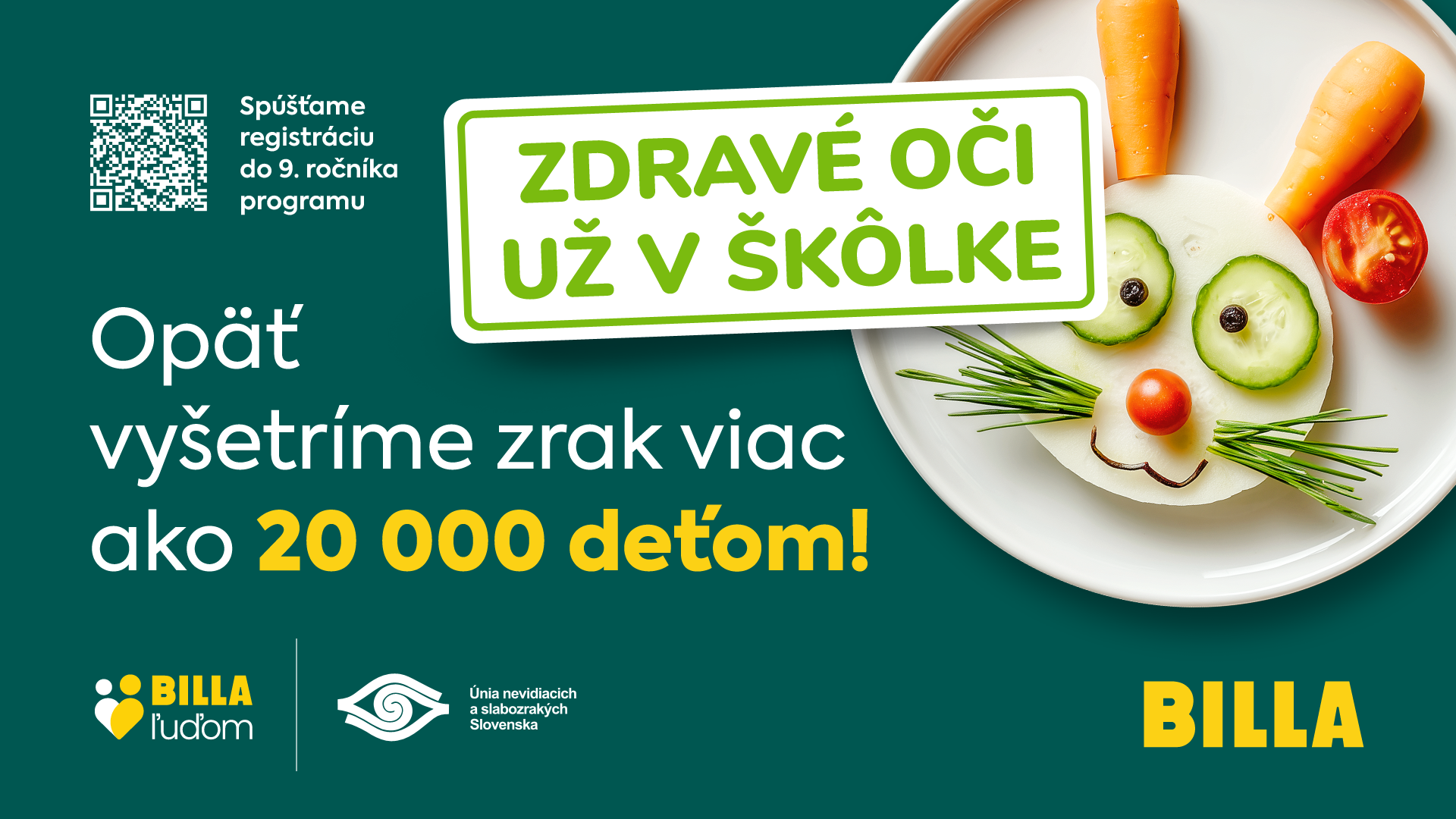 Opäť vyšetríme zrak viac ako 20 000 deťom. Aktuálne spúšťame 9. ročník programu zdravé oči už v škôlke. Prihláste doň aj vašu materskú školu