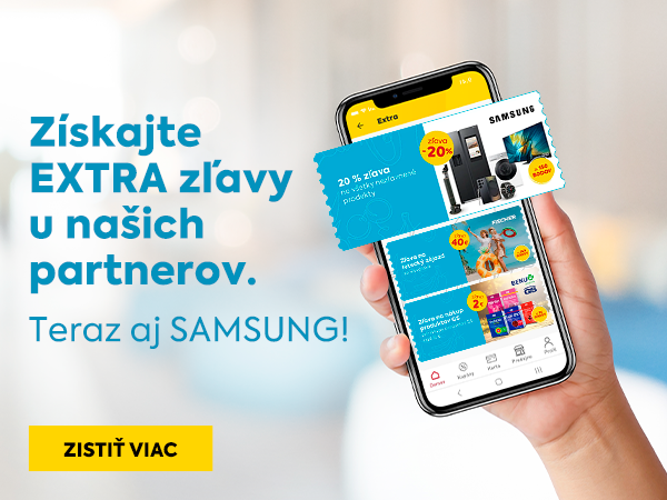 BILLA EXTRA vám prináša výhodné ponuky a špeciálne zľavy od našich partnerov. Nový partner SAMSUNG.