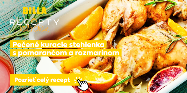  Recept na pečené kuracie stehienka s pomarančom a rozmarínom, s možnosťou 
