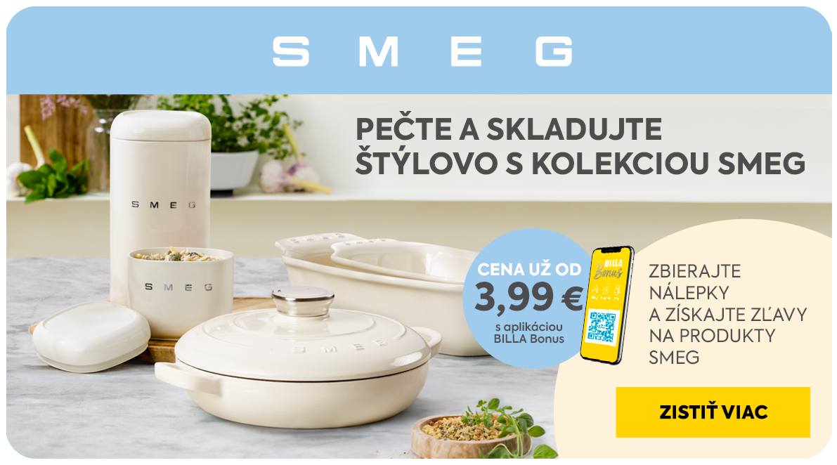 Pečte a skladujte štýlovo s kolekciou SMEG