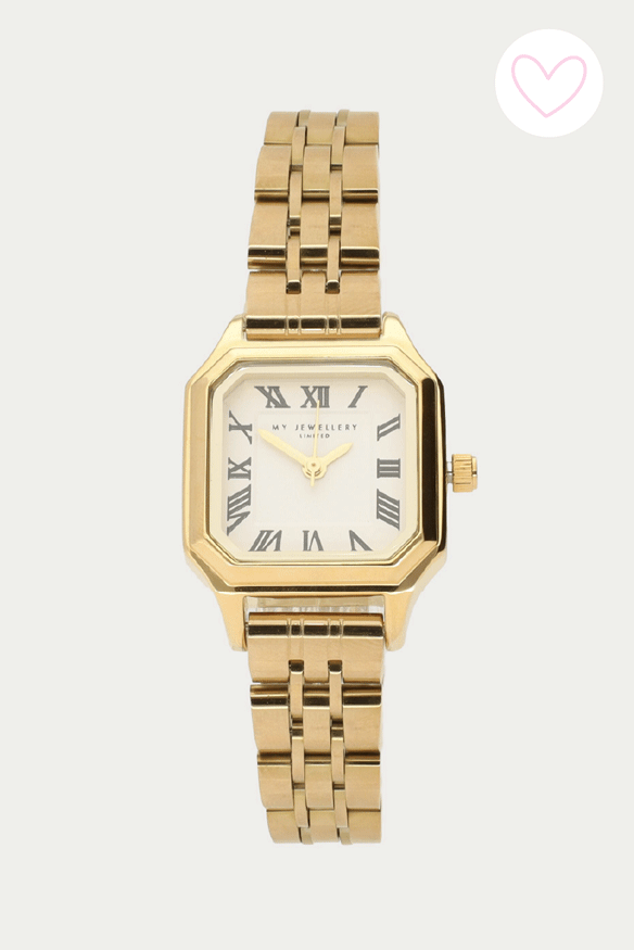 Montre Vintage avec bracelet à maillons