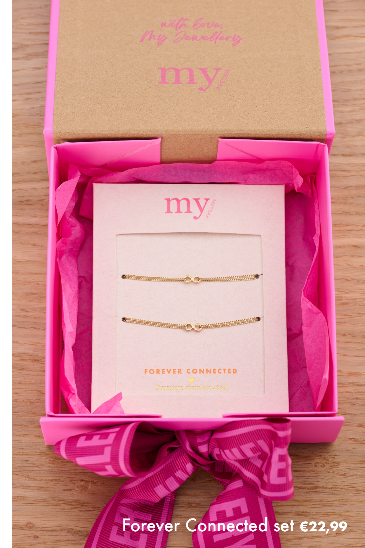 Ensemble de bracelets Forever Connected infini