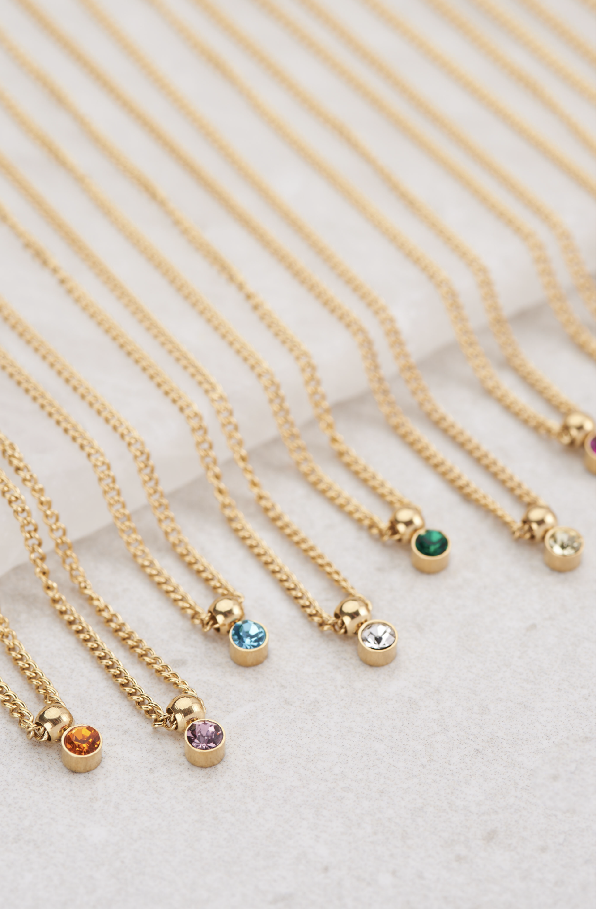 Ketting met geboortesteen