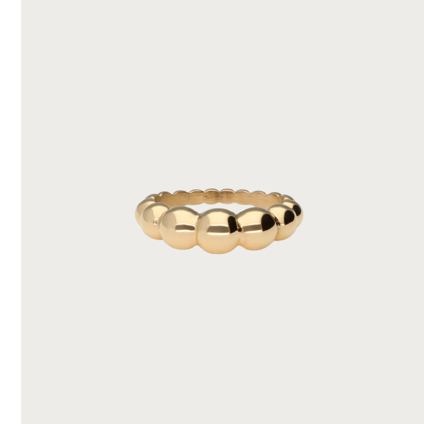 Bold Ring mit Stahlperlen