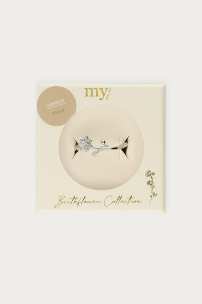 Bague avec fleur Birth Flower