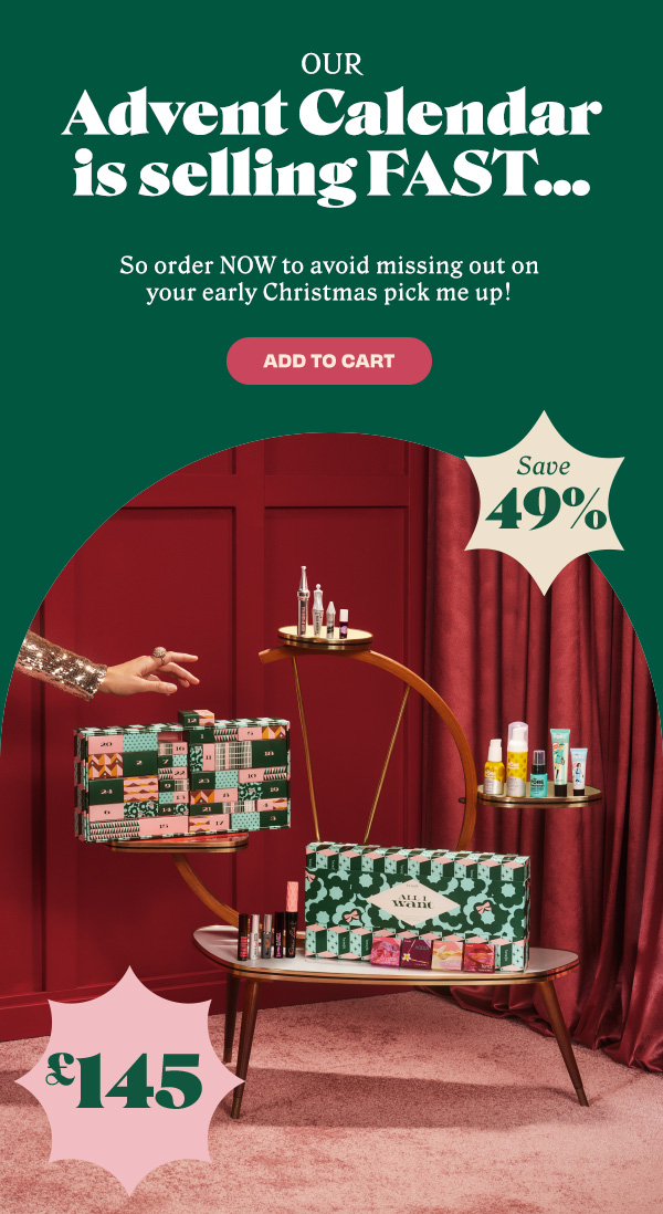 RUNNING LOW: Our Advent Calendar 🎅❤️ - benefitcosmetics.co.uk