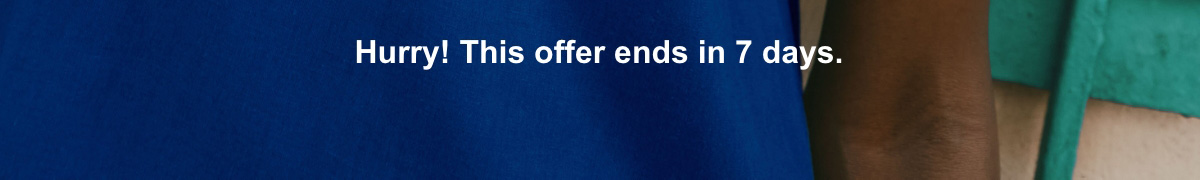 Hurry! This offer ends in 7 days.