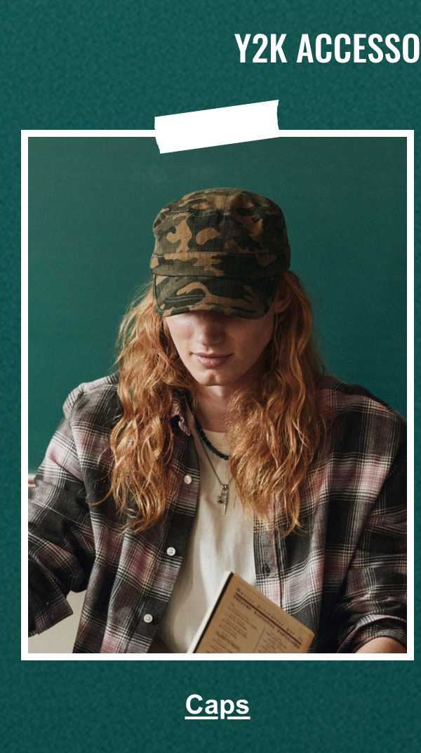 Y2K accessories for him Caps
