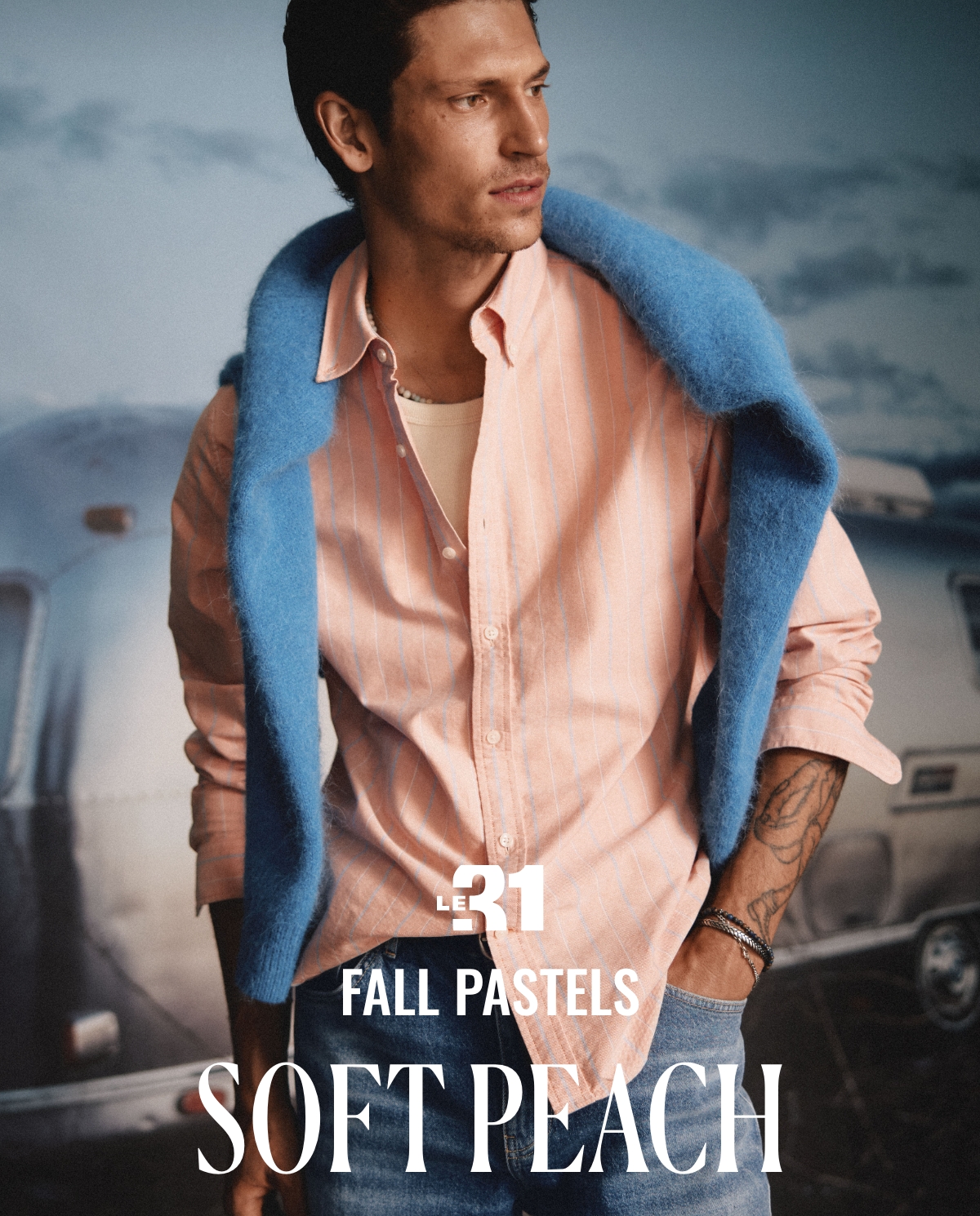 Fall pastels; Soft peach