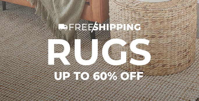 Up to 60% off rugs