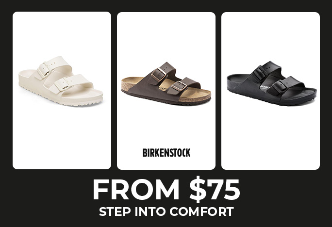 Birkenstocks from $75