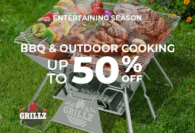 BBQ & Outdoor Cooking up to 50% off
