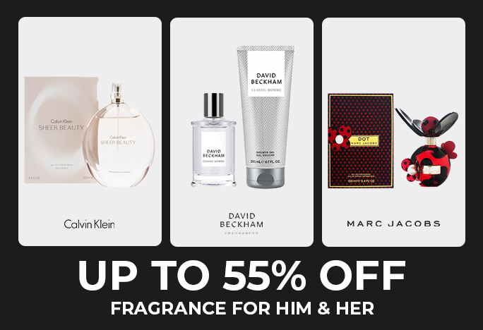 Fragrances up to 55% off