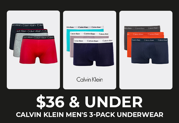 $36 and Under Underwear