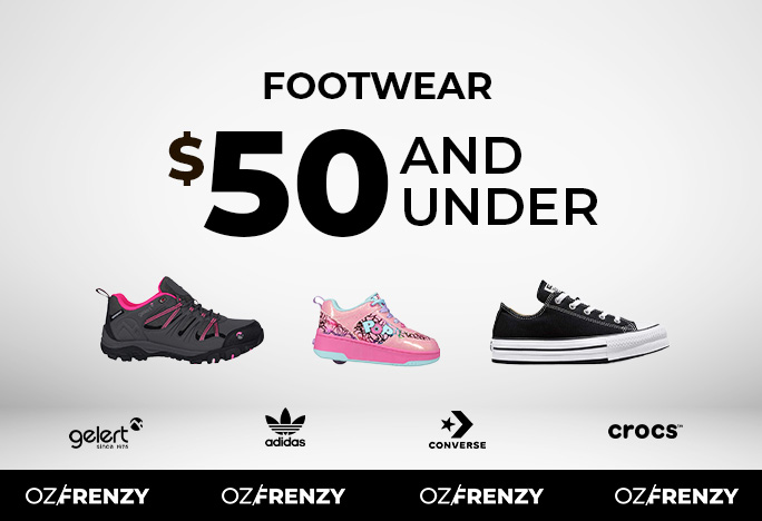 $50 and under footwear