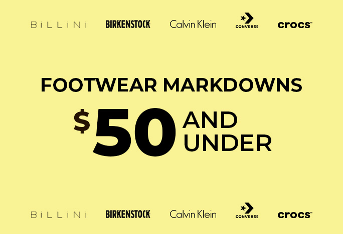 Footwear $50 and Under