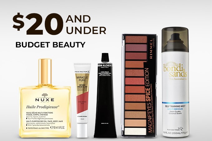 budget beauty $20 and under