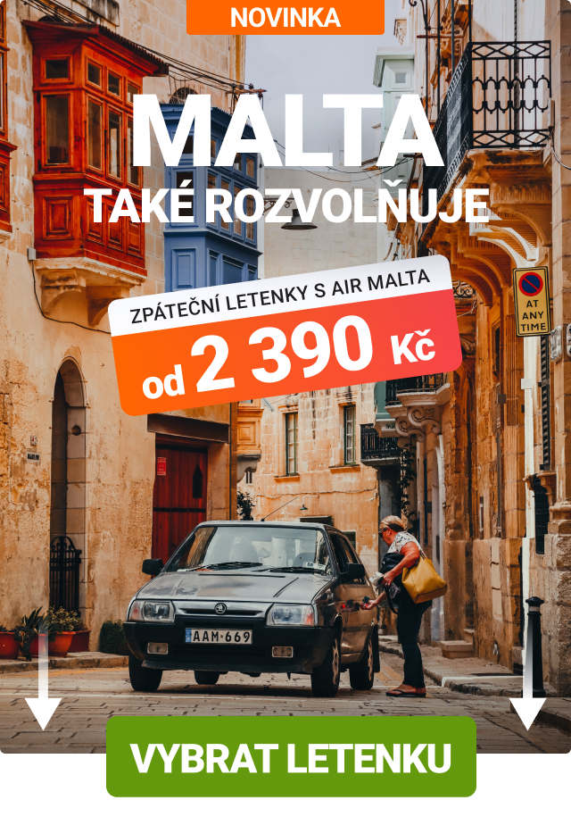 Akční letenky na Maltu