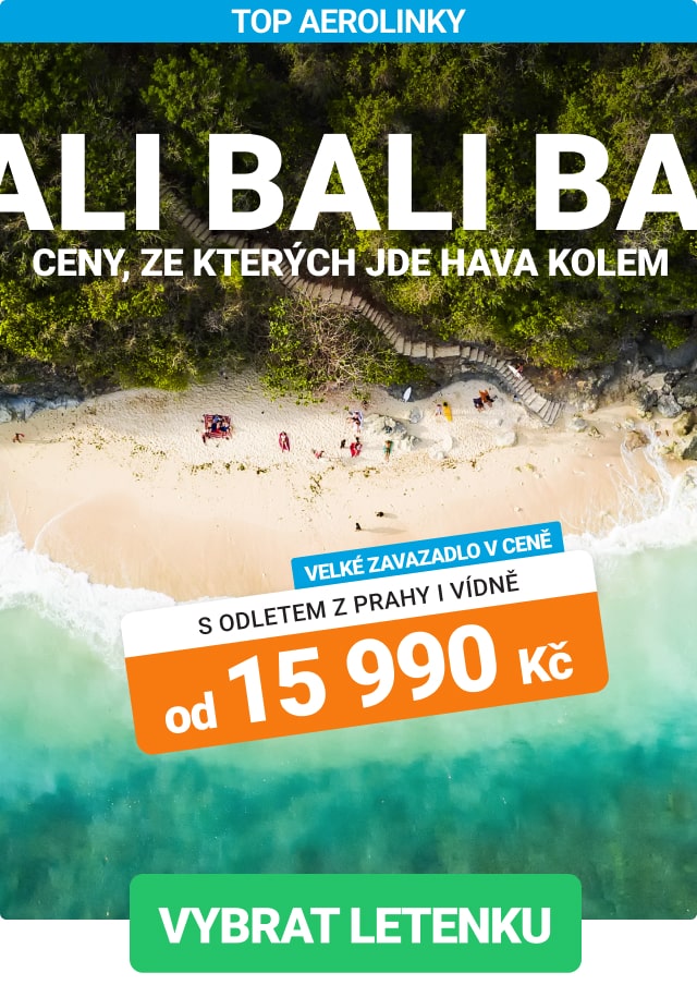 Akční letenky na bALI
