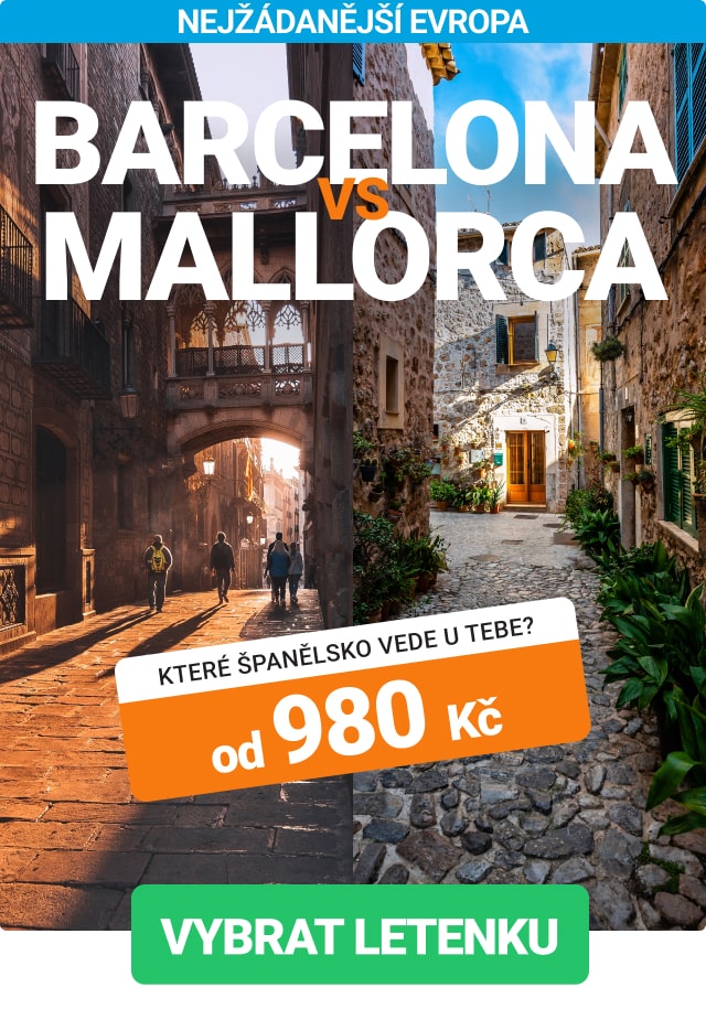 Akční letenky do Barcelony a na Mallorcu